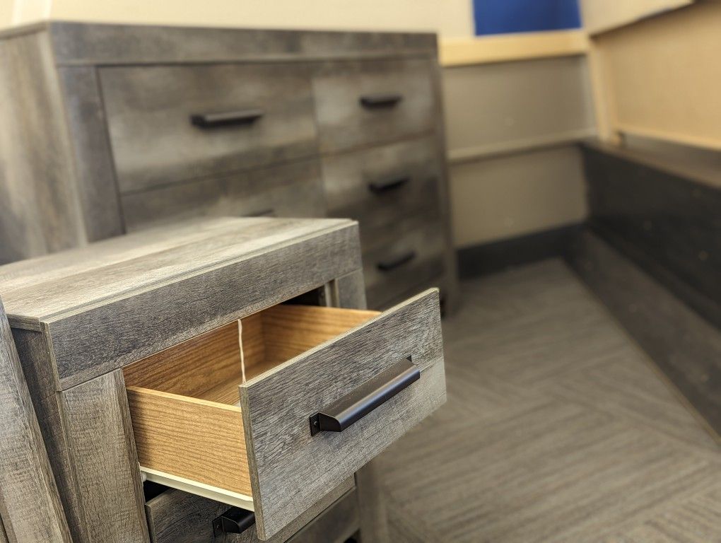 Dresser, Mirror, Nightstand 