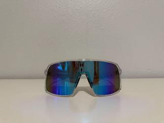Oakley Sutro Sunglasses - OO9406 Clear Frame Prizm Sapphire Lens Brand New