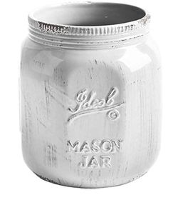 Like New Large decorative centerpiece Shabby Boho Chic Farm house mason jar