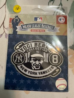 YOGI BERRA retired number patches