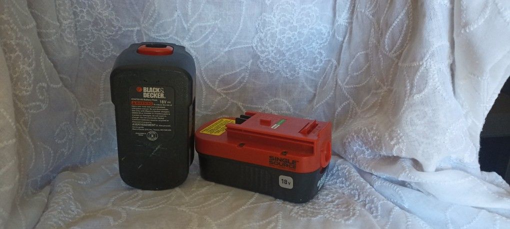 Black & Decker 18v Batteries