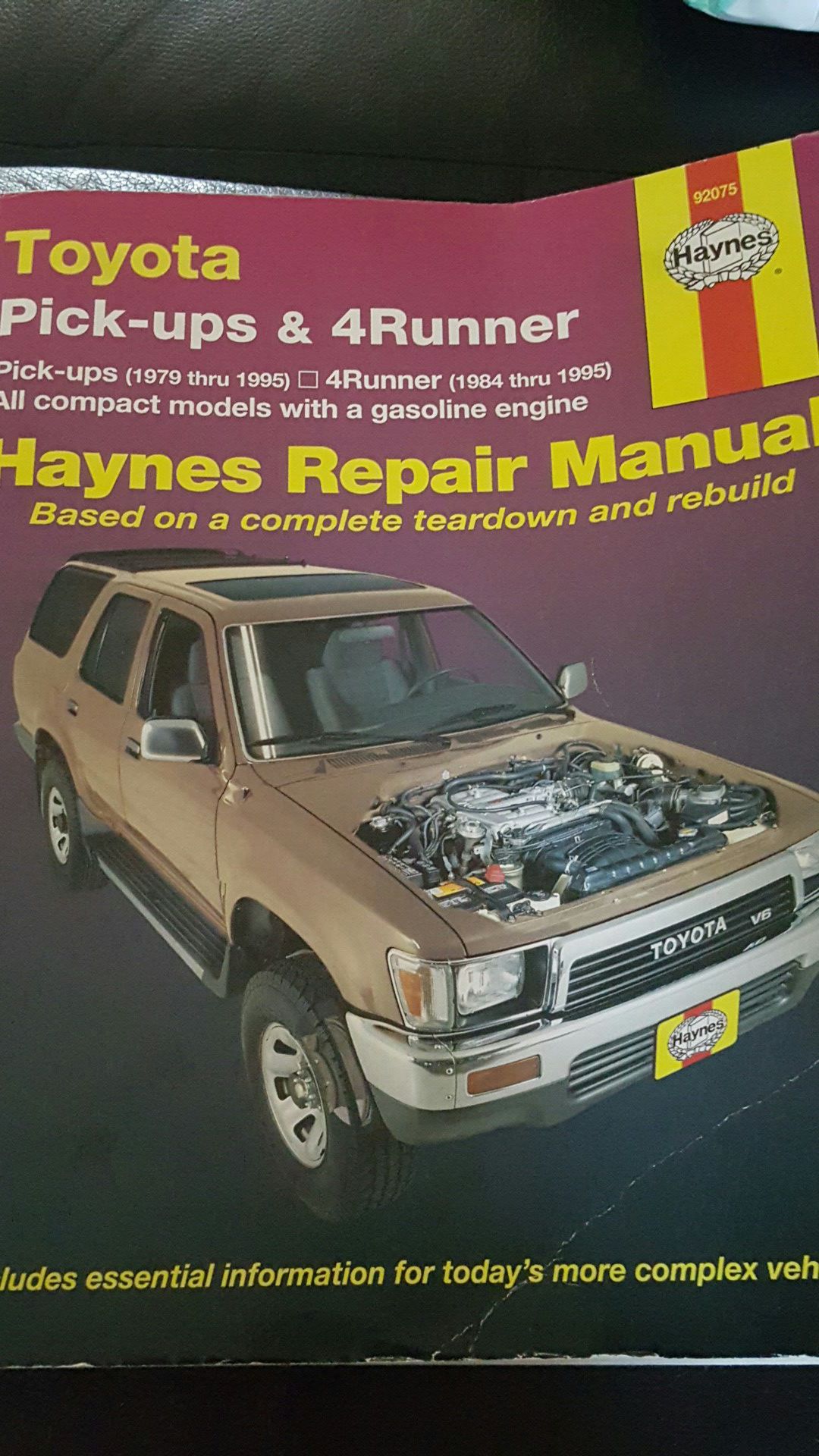 Toyota pick ups & 4 runner haynes repair manual