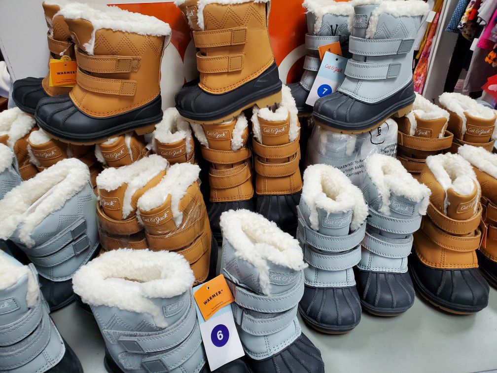 Snow Boots Size 5,6,9, & 11