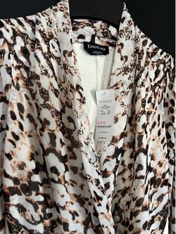 *NWT* bebe sheer leopard print bodysuit