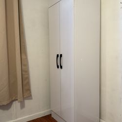 White Storage Cabinet/ Closet 