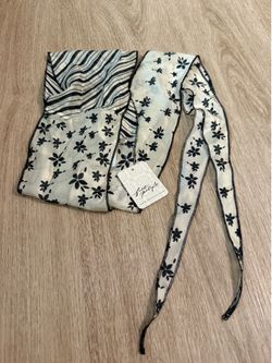 Brand New Silk Free People Neck Tie Scarf