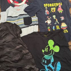 Boys Size 6/7 Shirts Used