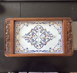 Wooden Tray Vintage Style