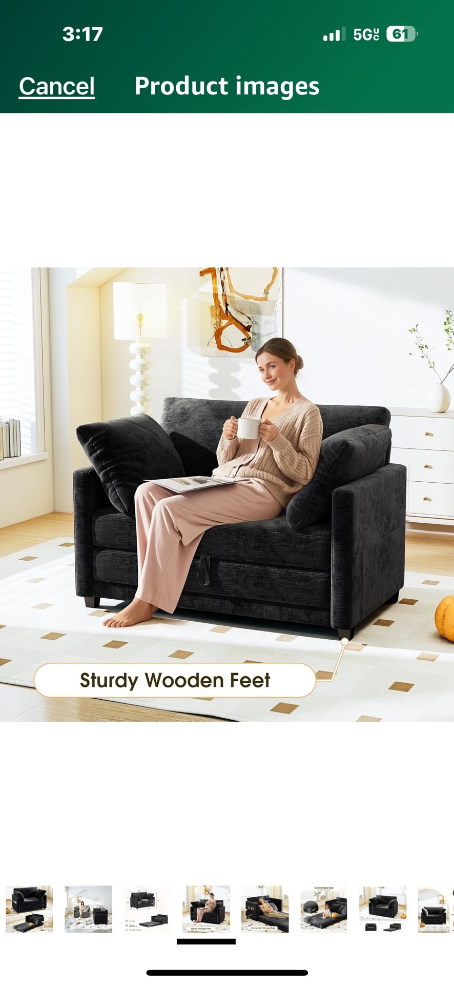 Convertible Loveseat