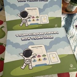 LifeLAZA Visual Schedule for Kids with Visual Timer (2 New Units Still In Box) 