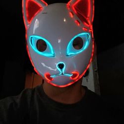 Demon Slayer Light Up Mask
