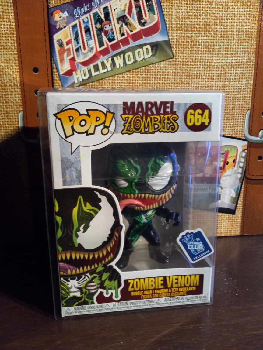Funko Pop Zombie Venom Funko Club Exclusive 