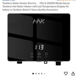 Tankless Water Heater Electric 