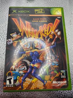 Whacked for the Microsoft Xbox Complete in Box CIB with Manual & Inserts /TESTED