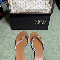 Badgley Mischka Sandals Size 8 NEW IN BOX