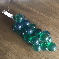 Vintage Lucite Green Grapes Cluster 