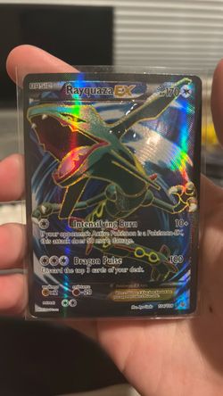 Rayquaza EX Full Art Pokémon Card 104/108 Heavily Played