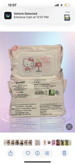Sanrio Wipes 