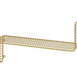 Gold Wall Shelf/Rack