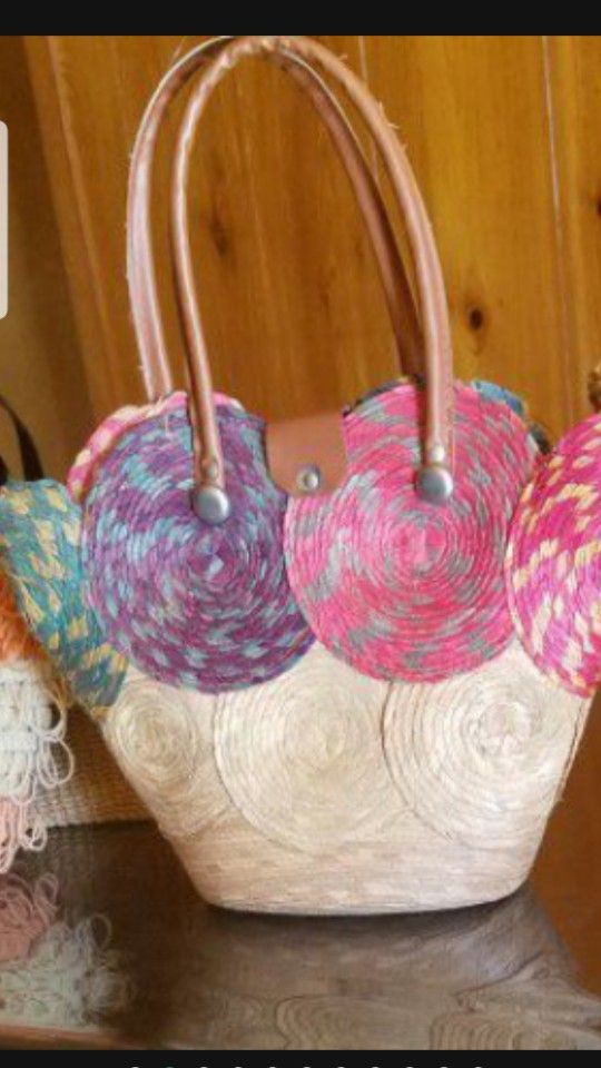 WICKER BEACH PURSES