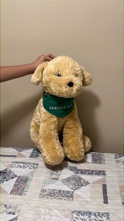 Discontinued dog service dog plush