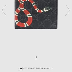Gucci Walet Snake 🐍 