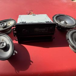 4 speakers and a stereo in good working order.