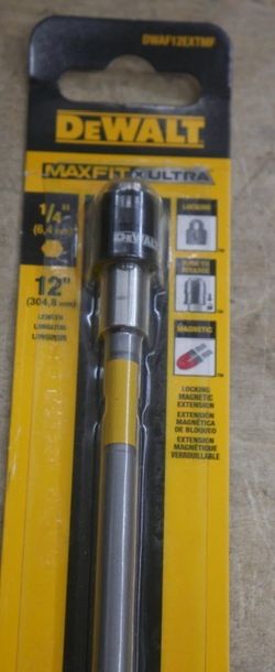 DeWALT MaxFit 12" 304.8mm LOCKING MAGNETIC EXTENSION Impact Rated Torsion Z. Bit F(contact info removed)1