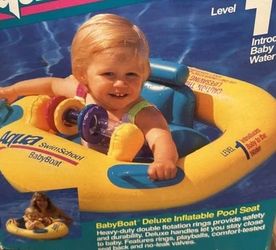 Aqua Original Swim School Level 1 Deluxe Baby Pool Float