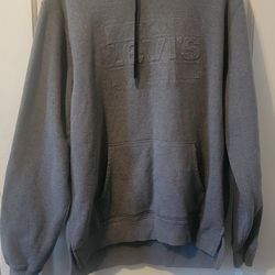 Men's Grey Levi's Hooded Sweater Size XL