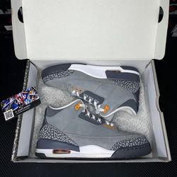 Jordan 3 Cool Grey Size 8.5