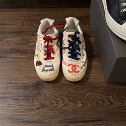 Chanel Pharrell Williams Canvas Sneaker Size 35