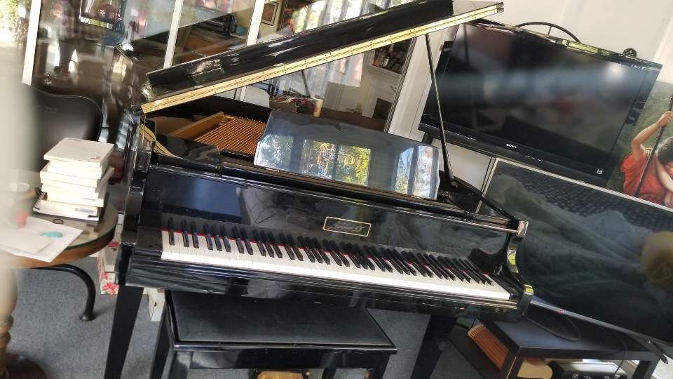 Baby grand piano