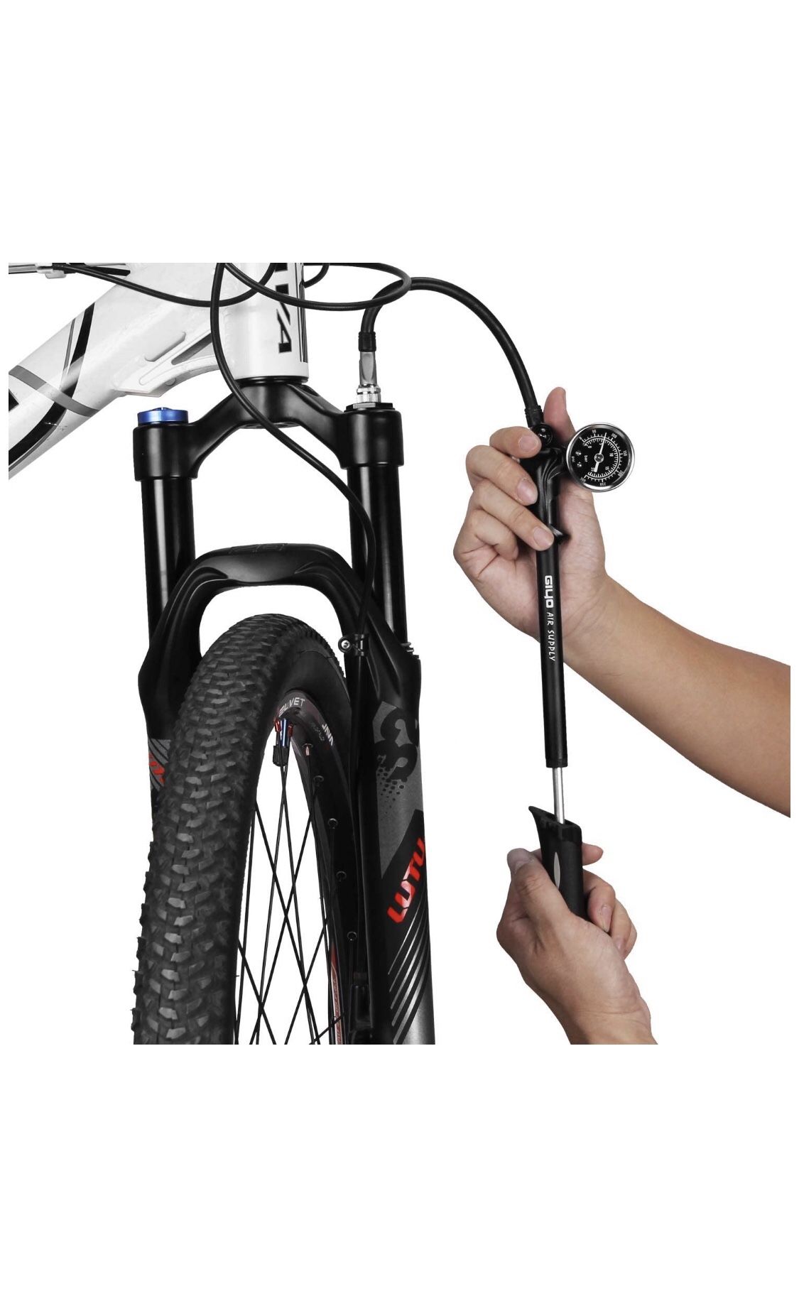 High Pressure Shock Pump Bike Fork Mountain MTB