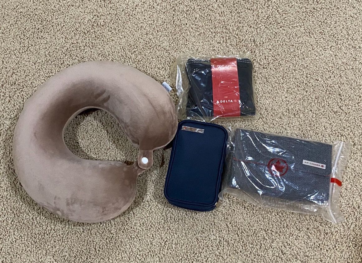 Lot Of Travel Neck Pillows And New Travel Packs