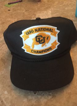 CU Buffalos 1990 National Champions hat