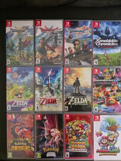 I sell Nintendo Switch games $45 each.