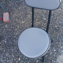Two Small Chairs Great Condition One Glass Table