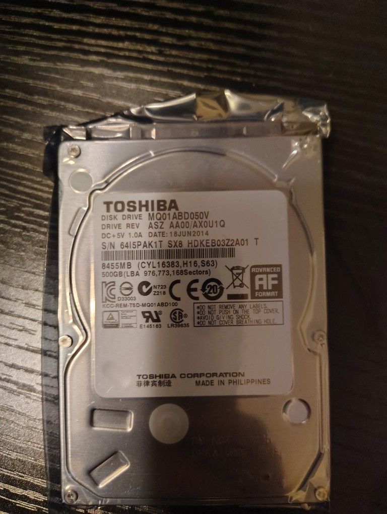 500gb Harddrive