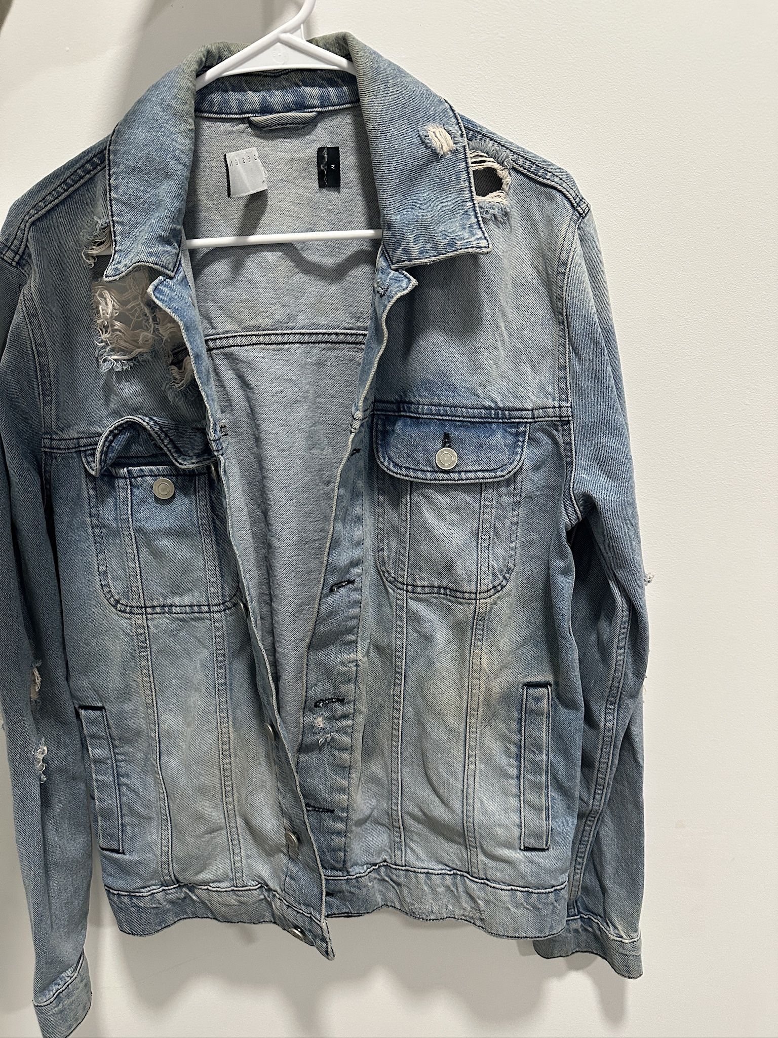 Denim Ripped Jacket