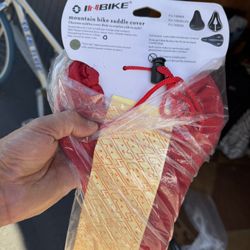 BMX handlebar grips and seat covering 