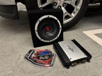 Kenwood 10”with amp