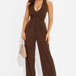 Brown Jumpsuit