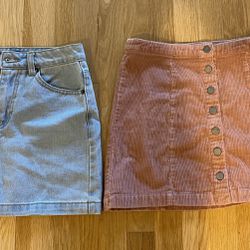 2 Forever 21 Skirts Size S $5 Each