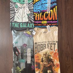 New Kids T Shirts Star Wars, 10-12Y $25 For All 4