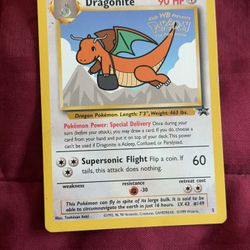 Pokémon Dragonite Kids WB Movie Promo 5 Promo English Card - Rare