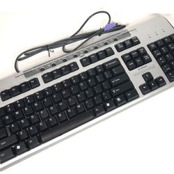HP MODEL SDM4700P PS/2 Wired Keyboard MULTIMEDIA Open Box Tested