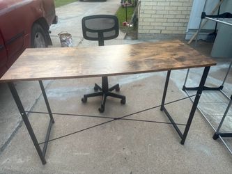 Desk with chair