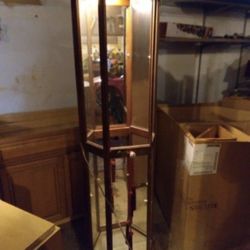 Wooden Cabinet With Light