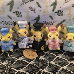 Exclusive Pokemon Cafe Plushie set of 6